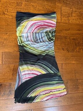 Diane Von Furstenberg ruched midi skirt